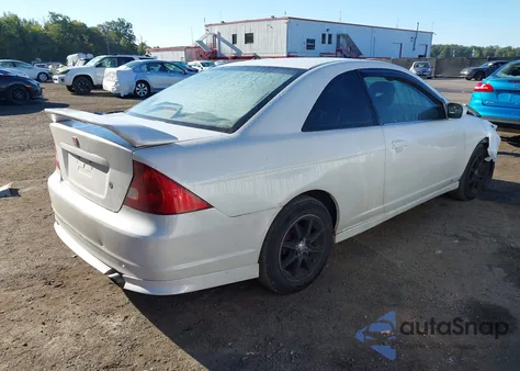 2001 Honda Civic Ex из США, поврежденный, VIN 1HGEM21951L124446